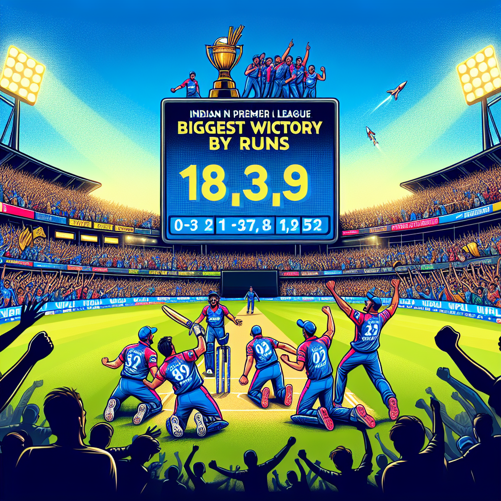 ipl biggest win by runs